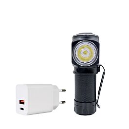 PNI Adventure F75 frontal flashlight package with LED 6W, 600 lm, made ...