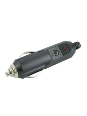 Right car cigarette lighter plug with diode