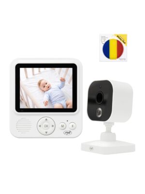 Video Package Baby Monitor PNI BM280 Screen 2.8 Inch Wireless 2.4GHz with Sticky Flag Pad Included