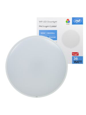 PNI D-Light CL2436T Wi-Fi LED ceiling light, Tuya, RGB