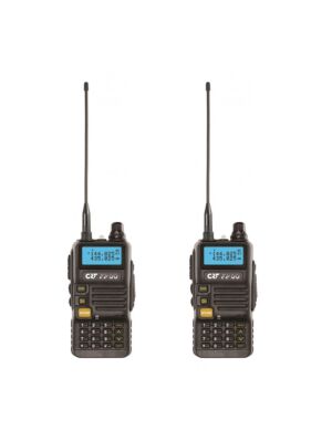 2 Piece Package CRT FP00 Portable VHF/UHF Radio Station