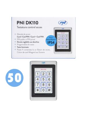 Box with 50 pcs PNI DK110 access control keyboard