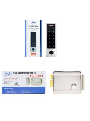 Package Access Control Keypad PNI DK350 with Wi-Fi Tuya App and Yala Electromagnetic PNI H1073A