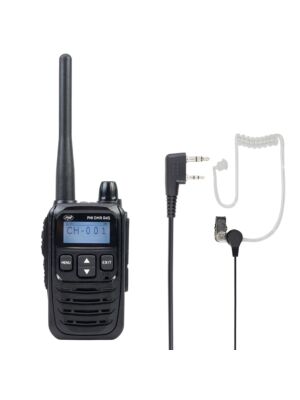 PNI DMR R45 portable radio station and headset with microphone