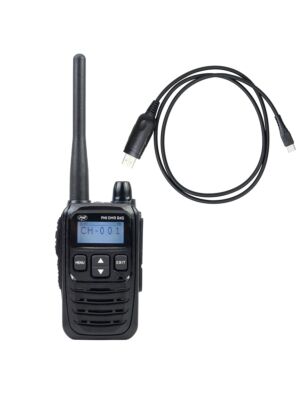 PNI DMR R45 portable radio station and programming cable