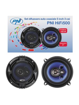 Coaxial auto speakers PNI HiFi500, 100W