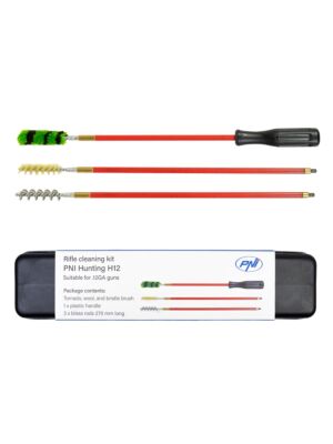 PNI Hunting H12 gun cleaning kit with 3 brushes included for .12 caliber guns