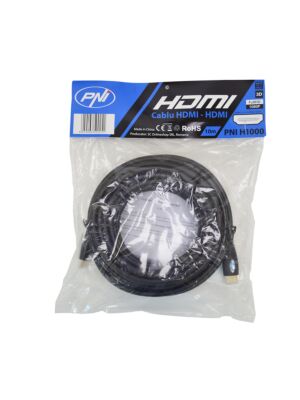 PNI H1000 High-Speed 1.4V HDMI cable, plug-in, Ethernet, gold-plated, 10m