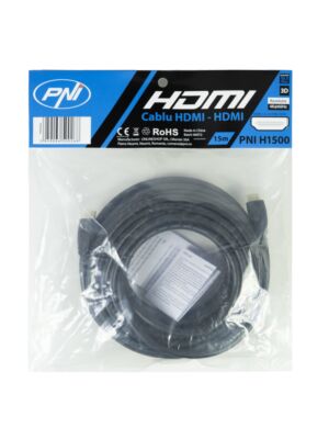 PNI H1500 High-Speed 1.4V HDMI cable, plug-in, Ethernet, gold-plated, 15m