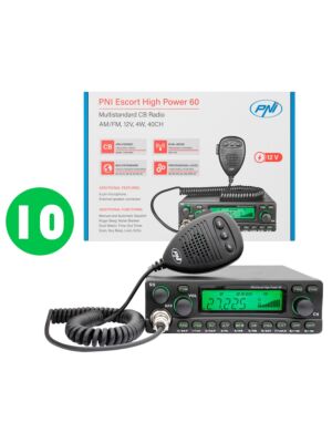 Bass with 10 pcs CB radio station PNI Escort High