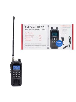 Portable CB radio station PNI Escort HP 92 without charger, multi standard, 4W, AM-FM, NRC, Dual Watch, Roger Beep, ASQ