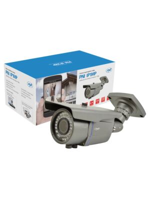 PNI IP1MP 720p video surveillance camera with 2.8 - 12 mm varifocal IP outside