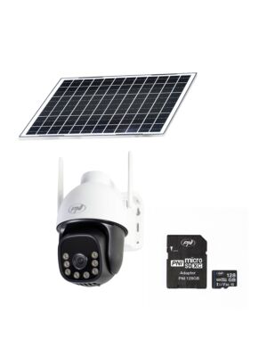 PNI IP74 Live AOV Black Light 4MP Video Surveillance Camera Package and PNI 128GB Card