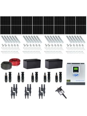 Photovoltaic kit with 8 panels 370W monocrystalline