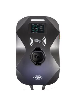 PNI KW11 charging station, 16A, 11KW, for electric cars, 85V - 415V, three-phase, Type 2 cable and 7-pin connector