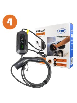 Box with 4 pcs PNI KW3 portable charger