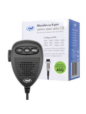 6-pin microphone for PNI Escort HP 8000L / 8001L / 8024/9001 PRO / 9500/8900