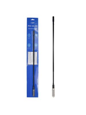 CB antenna PNI ML40, length 57 cm, with M6 to M5 threaded male-male adapter included