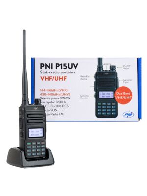 Portable VHF / UHF radio station PNI P15UV