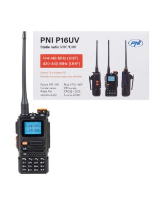 Portable VHF/UHF radio station