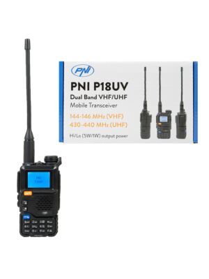 Portable VHF/UHF radio station PNI P18UV, dualband