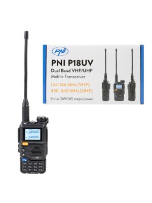 Portable VHF/UHF radio station PNI P18UV, dualband