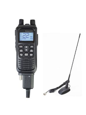 Portable CB radio station kit PNI Escort HP 92 multi standard 4W, 12-24V AM-FM with CB antenna PNI Extra 48 with magnet