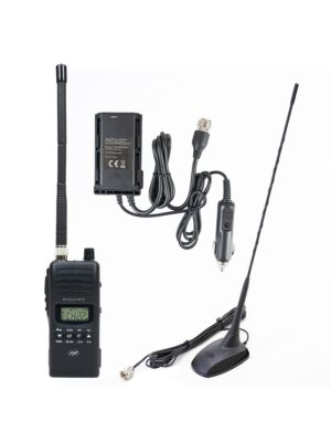 PNI Escort HP 72 CB radio station package with power adapter and PNI Extra 48 antenna