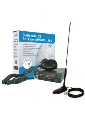 Kit CB CBI ESCORT HP 8001L ASQ + Heads HS81L + CB PNI Extra 45 magnet antenna