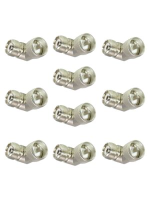 Set of 10 pieces 90 degree plug PNI PL male - PL female