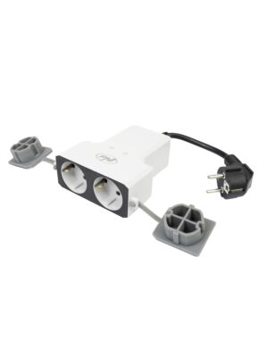 Double outdoor intelligent socket