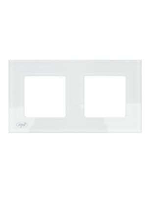 PNI RM202W glass double frame for PNI sockets