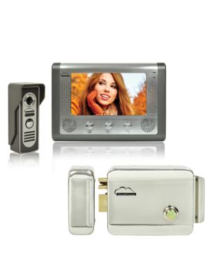 SilverCloud House 715 Video Interface Kit with 7-inch LCD screen and Yala electromagnetism SilverCloud YR300