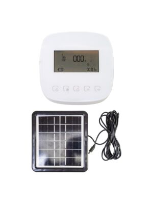 Intelligent irrigation programmer PNI SWI190, Wi-Fi with solar panel 3.3W, 8 zones, control by Tuya application