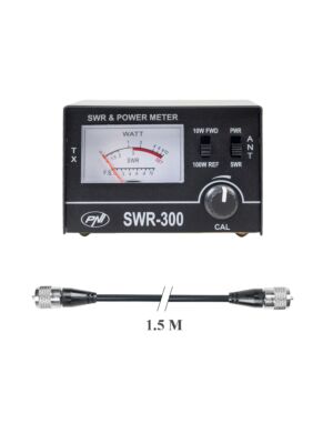 PNI SWR-300 PWR-SWR Meter Reflectometer Package, for SWR measurement and PNI R150 connection cable