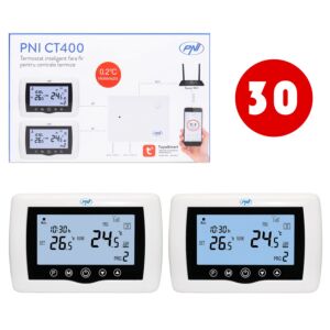 Box with 30 pcs Smart Thermostat PNI CT400 Cordless