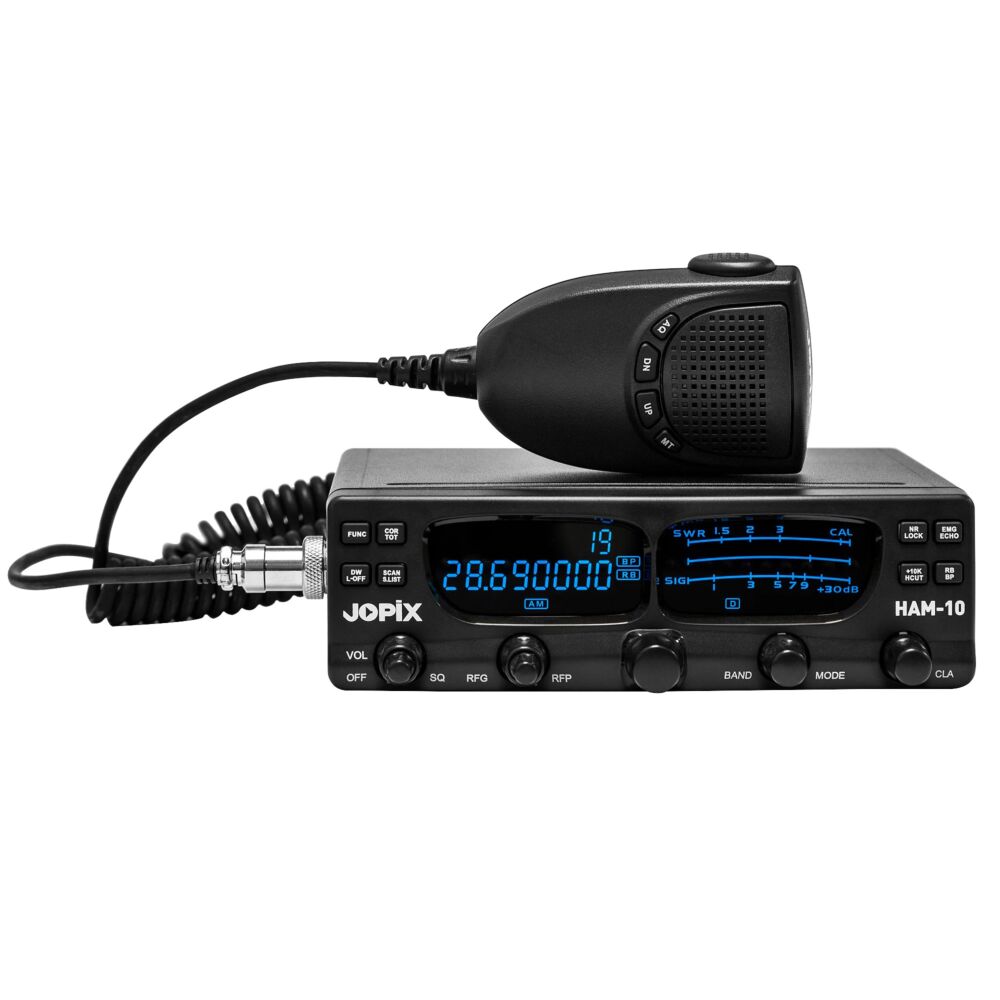 Station Radioamateur Jopix HAM-10 – 28-29.7 MHz FM/AM/USB/LSB/CW, Roger Beep