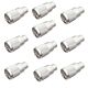 Set of 10 PNI PL259 plugs for RG213 cable, pin length 9 mm