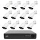 NVR PNI House IP716 video surveillance package and 12 PNI IP125 cameras with IP, 5MP