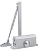 Hydraulic door damper with adjustable arm PNI AM450S for door closing 25 - 45kg