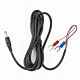 Battery power cable for hunting cameras, length 1.5m, U-type connectors