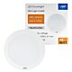 LED ceiling light PNI D-Light CL2425 24W, round, 4200K, 230V power supply, 2640 lm, neutral white, diameter 29 cm