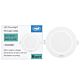 PNI D-Light CL2506 6W LED spot, recessed, round, 120.5*28.4mm, 6400K, 230V power supply, 660 lm, white