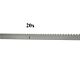 Package 20m PNI CRP130 metal rack for self-supporting gate automation