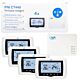 Smart thermostat PNI CT440 wireless, with WiFi, control 4 zones via the Internet, for heating plants, pumps, electrov