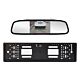 PNI Escort P25 wireless parking system with 4.3-inch display in the rearview mirror and camera in the license plate holder.