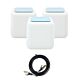 PNI GB1200 Gigabit Wi-Fi Mesh System Package and 1bc S/STP CAT7 flat network cable PNI U7015B 1.5m