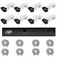 Video surveillance package with 8 cameras and 20 meters of cables included