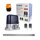 PNI AP800D gate automation kit includes 4m motor rack, photocells, remote control, lamp, 230V develops 1100 N and 8