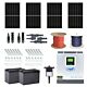 Photovoltaic kit with 4 panels 370W